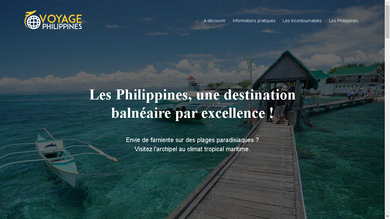 Capture d'écran de http://www.voyage-philippines.net/